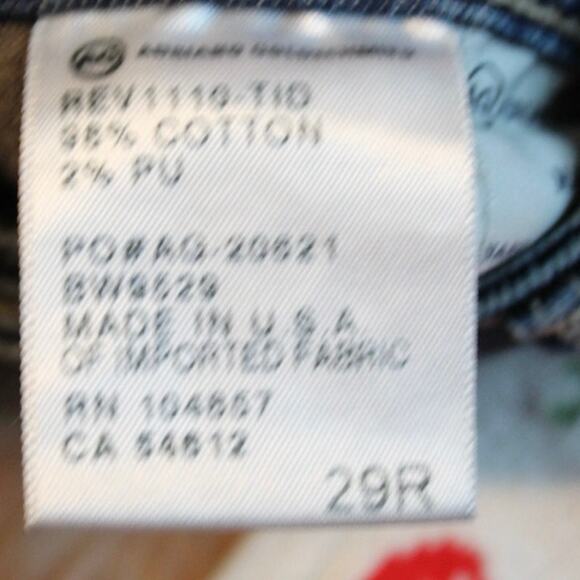 AG Adriano Goldschmied The Stilt Cigarette Leg Jeans Blue Mid Rise Women’s 29R - Picture 7 of 10